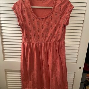 Garnet Hill Pink Dress